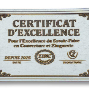 Certificat d'excellence Naturel